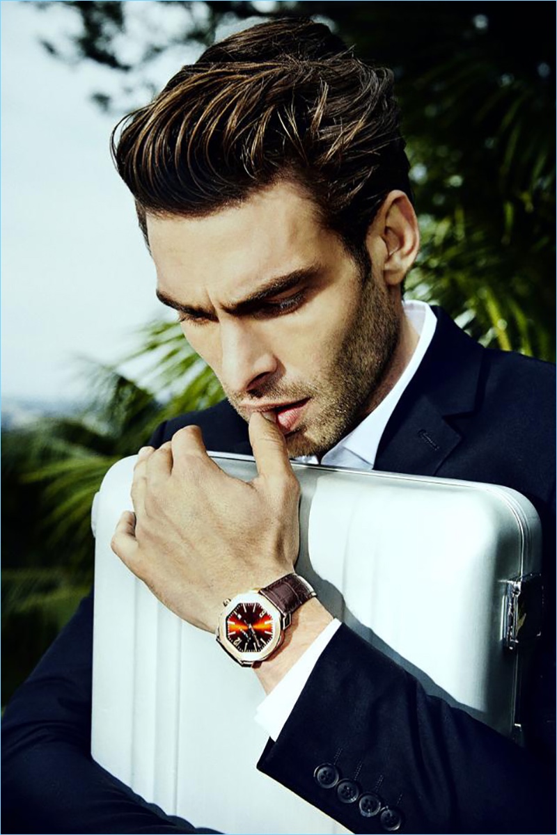 Model Jon Kortajarena appears in a photo shoot image for BVLGARI. » Jon Kortajarena Stuns in BVLGARI Images as Brand Ambassador Model Jon Kortajarena appears in a photo shoot image for BVLGARI.