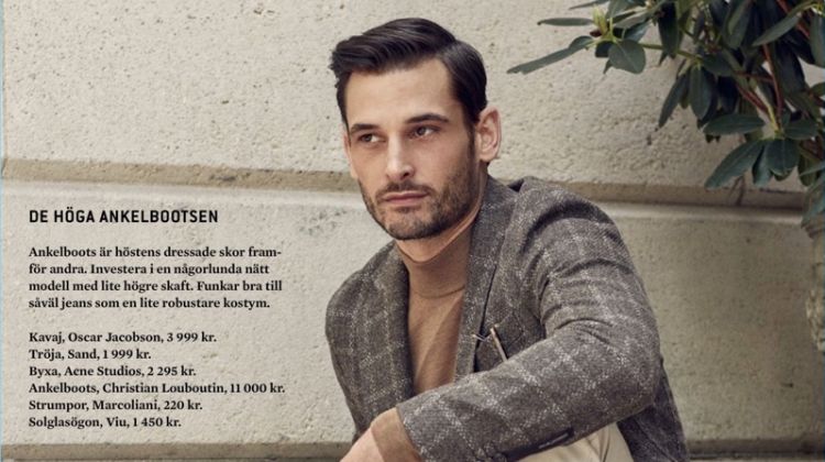 Julien Hedquist Models 10 Smart Fall Looks for King Magazine