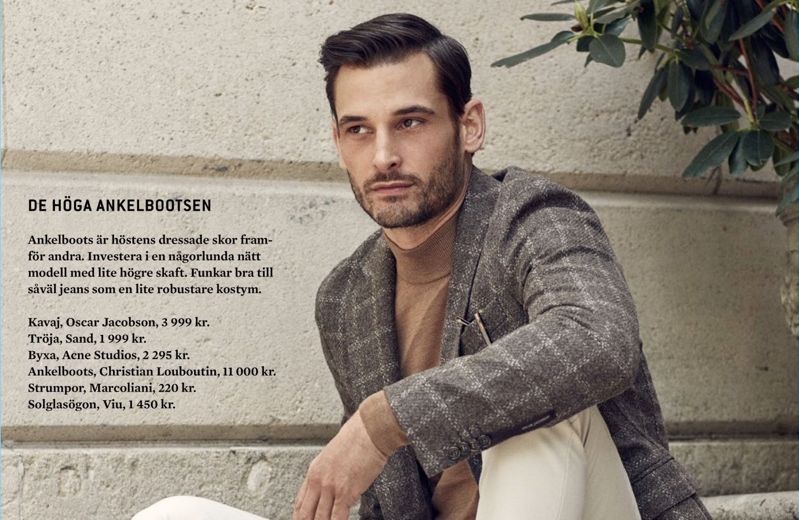 Julien Hedquist Models 10 Smart Fall Looks for King Magazine