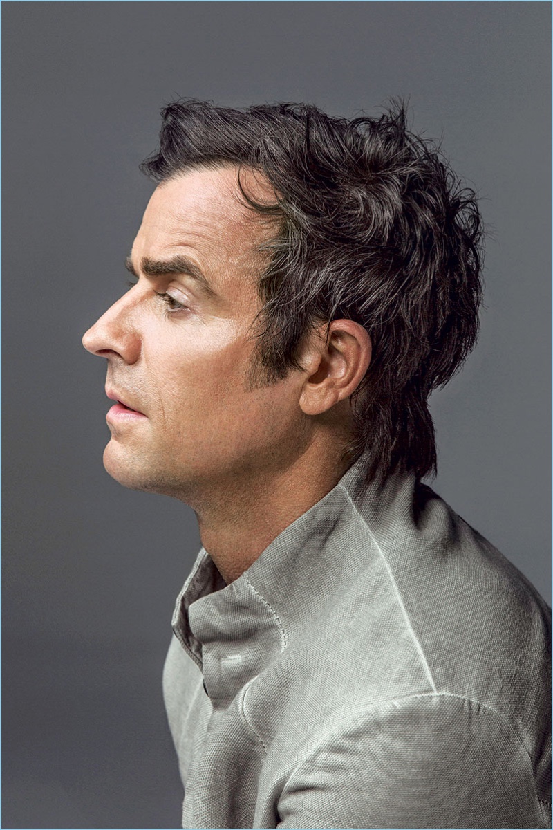 Justin Theroux rocks a Masnada jacket. » Justin Theroux Brings His Bad Boy Style to Alexa Shoot Justin Theroux rocks a Masnada jacket.
