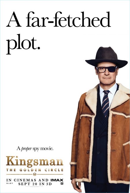 Kingsman The Golden Circle Poster Colin Firth Former Agent Galahad Style