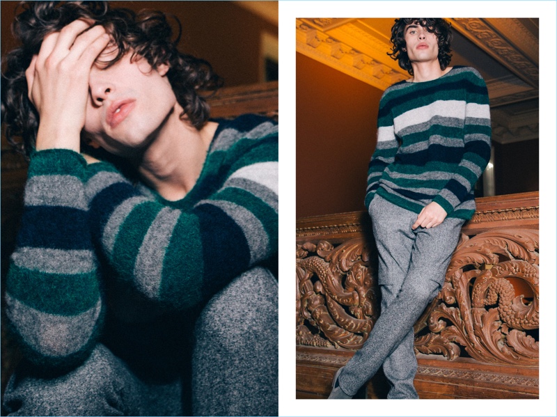 Matiere makes a striped statement with its knitwear for fall-winter 2017.