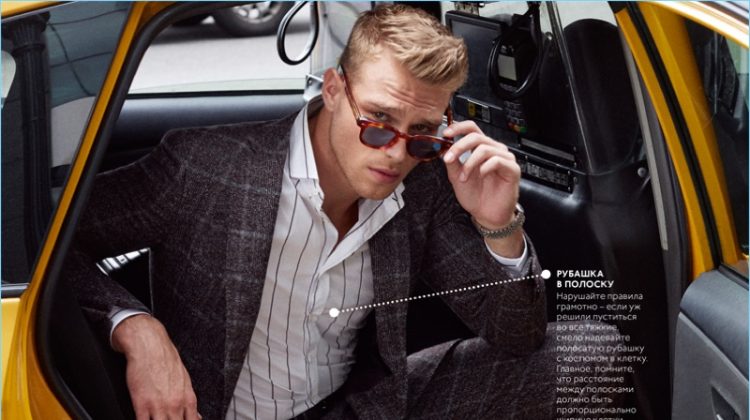 Matthew Noszka Suits Up for GQ Style Russia