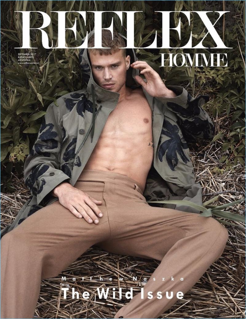 Matthew Noszka Covers Reflex Homme's Wild Issue