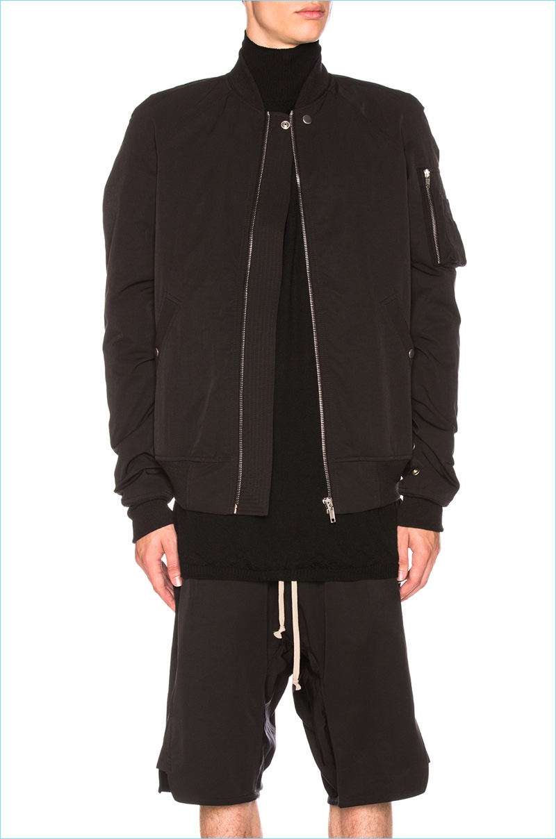 Rick Owens Raglan Bomber Jacket