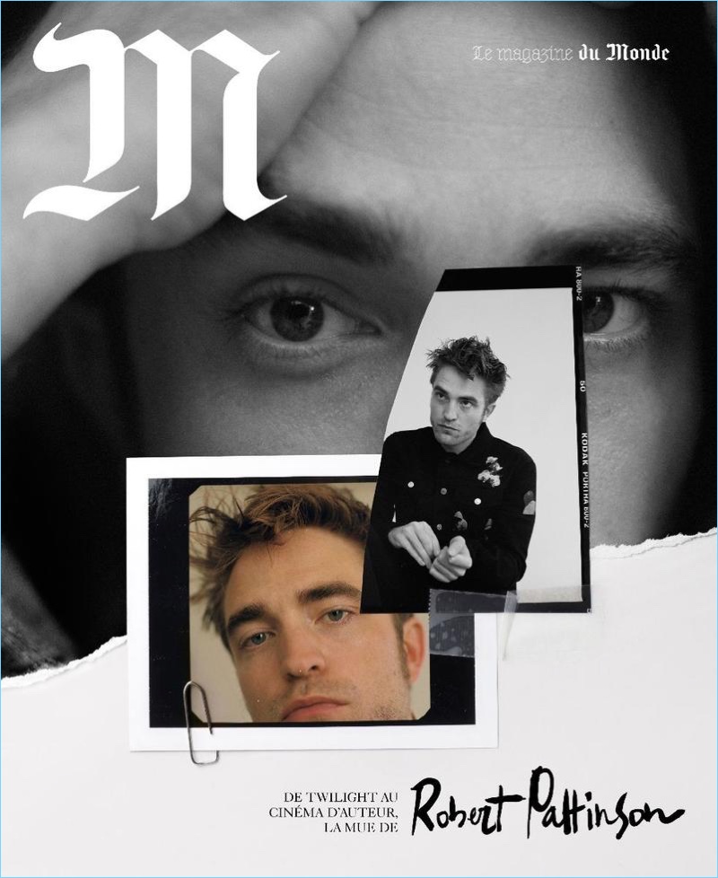 Robert Pattinson covers Le Monde M magazine.