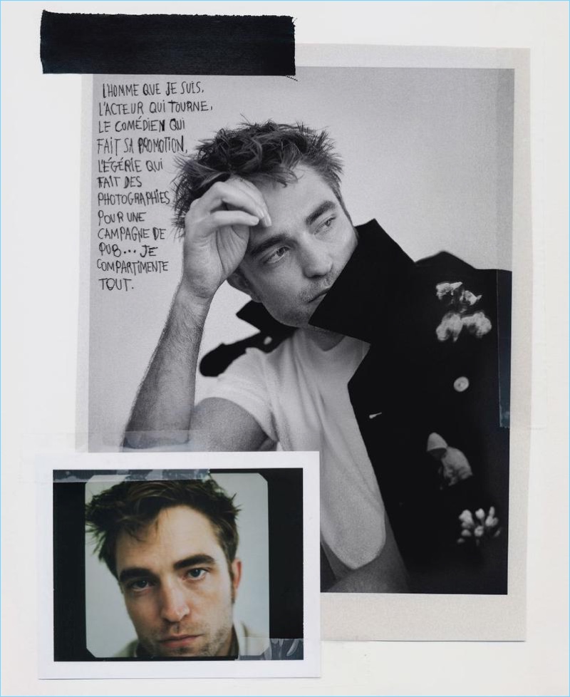 Dario Catellani photographs Robert Pattinson for Le Monde M.