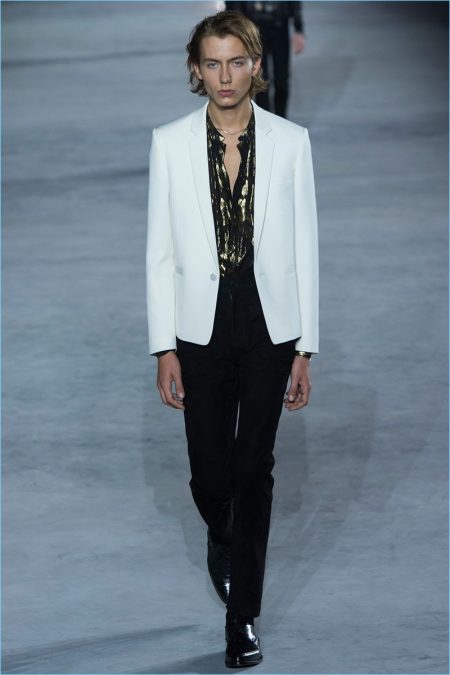 Saint Laurent Spring Summer 2018 Mens Runway Collection 002