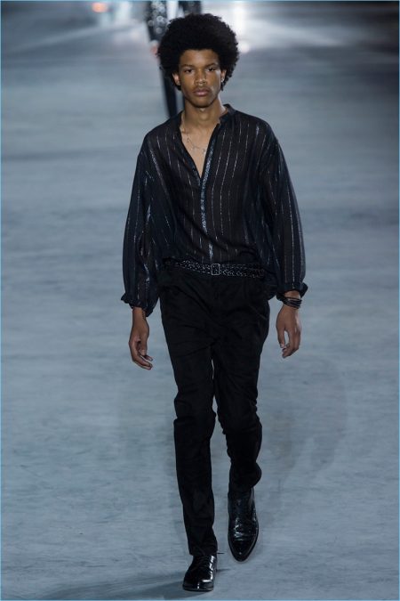 Saint Laurent Spring Summer 2018 Mens Runway Collection 005