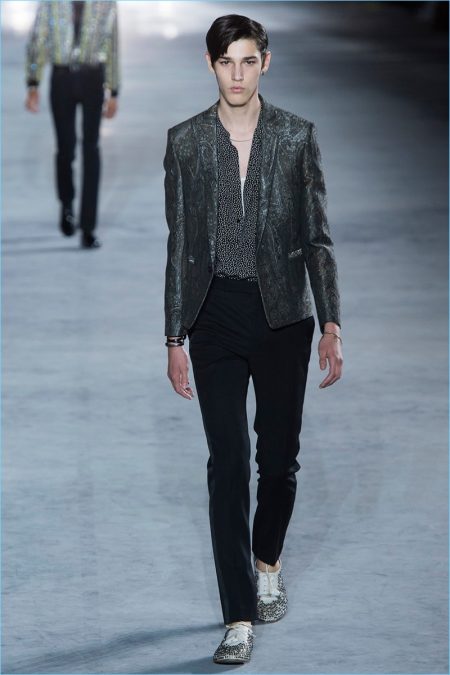 Saint Laurent Spring Summer 2018 Mens Runway Collection 009