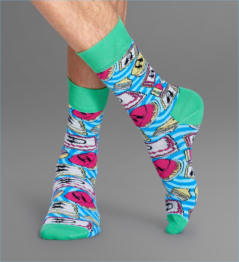 Steve Aoki Happy Socks Cake Socks