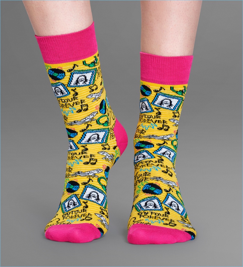 Steve Aoki Happy Socks On Tour Forever Socks