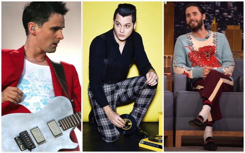Men Who Rock: Matt Bellamy, Jack White, and Jared Leto provide fashion inspiration.