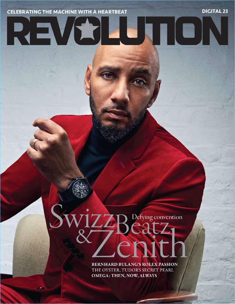 Swizz Beatz covers Revolution magazine.