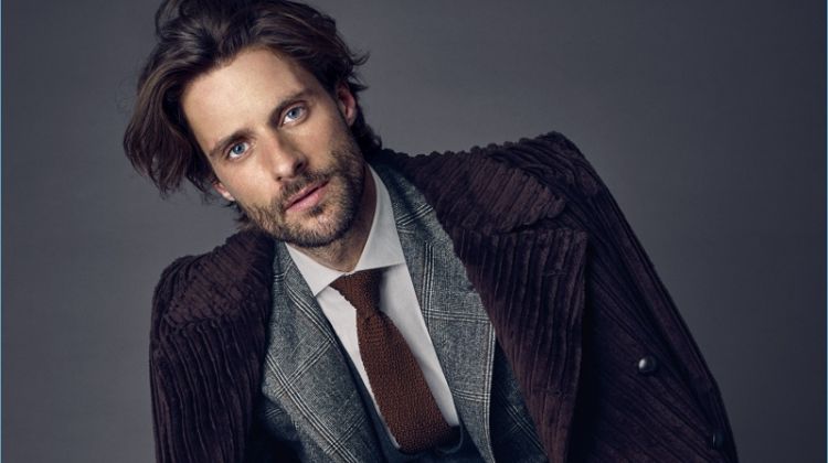 Tommy Dunn Returns for Tagliatore’s Dashing Fall ’17 Campaign