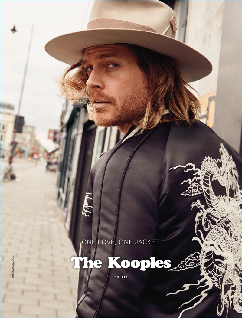 The Kooples enlist Nick Fouquet as the star of its fall-winter 2017 campaign.