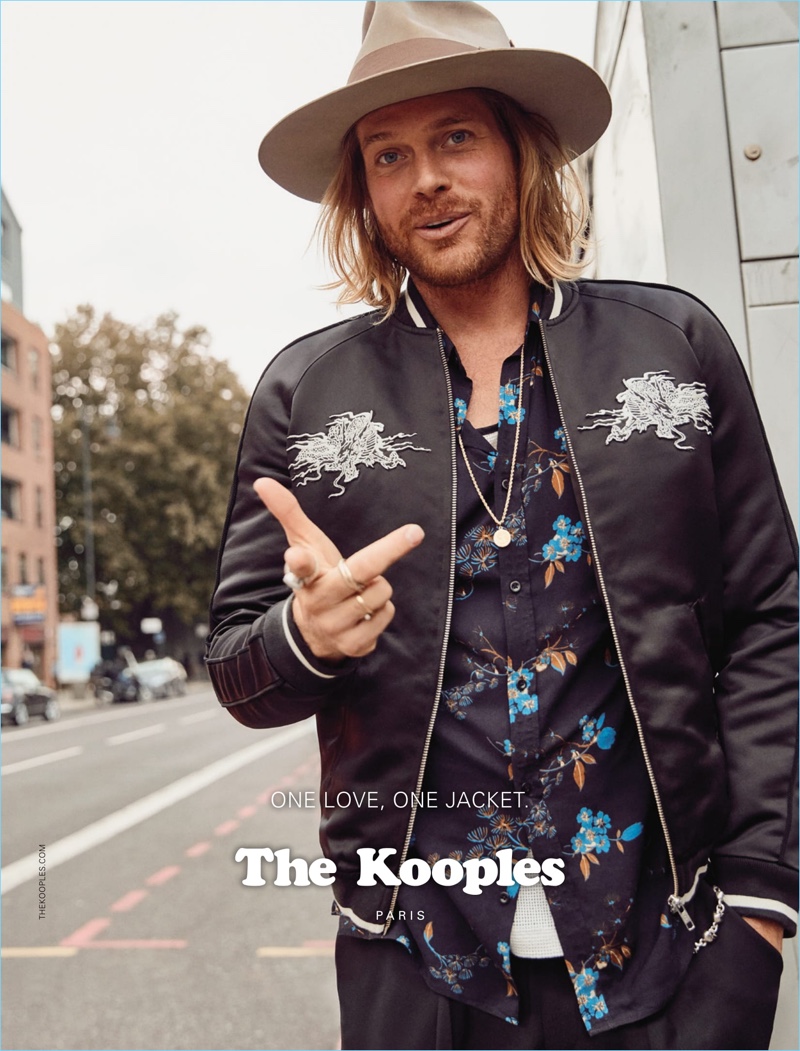 Nick Fouquet stars in The Kooples' fall-winter 2017 campaign.