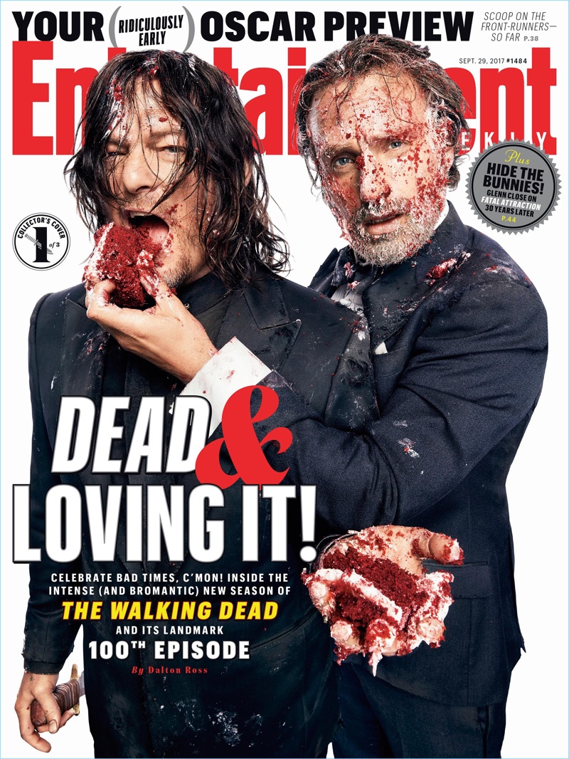Norman Reedus and Andrew Lincoln cover Entertainment Weekly.