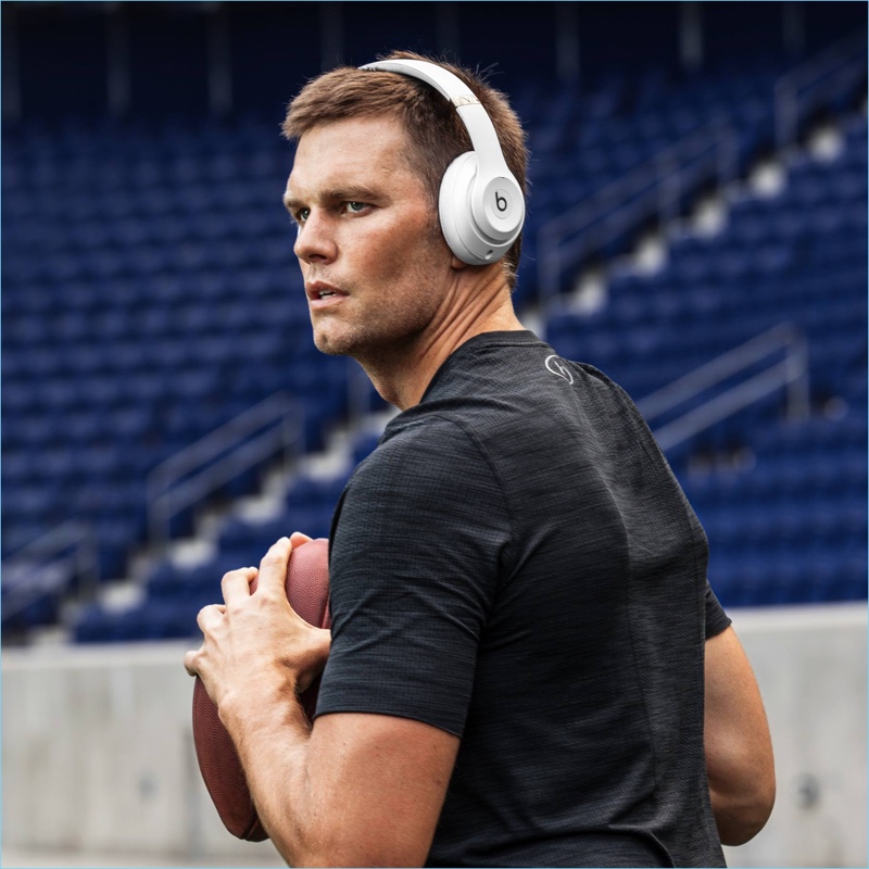 Beats by Dre enlists Tom Brady to advertise its Beats Studio 3 Wireless headphones. 