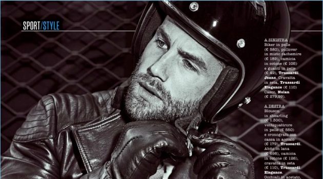 André Hamann Models Suits & Leather Jackets for SportWeek André Hamann Models Suits & Leather Jackets for SportWeek