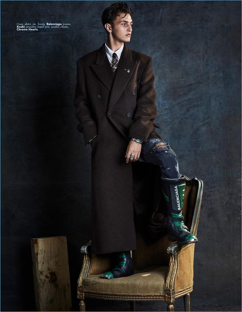 Anwar Hadid Covers Vogue Man Arabia Launch