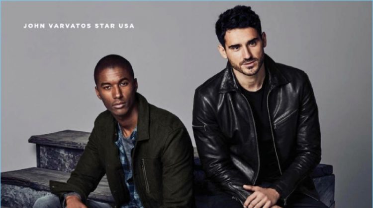 Claudio Monteiro and Arthur Kulkov wear John Varvatos Star USA.