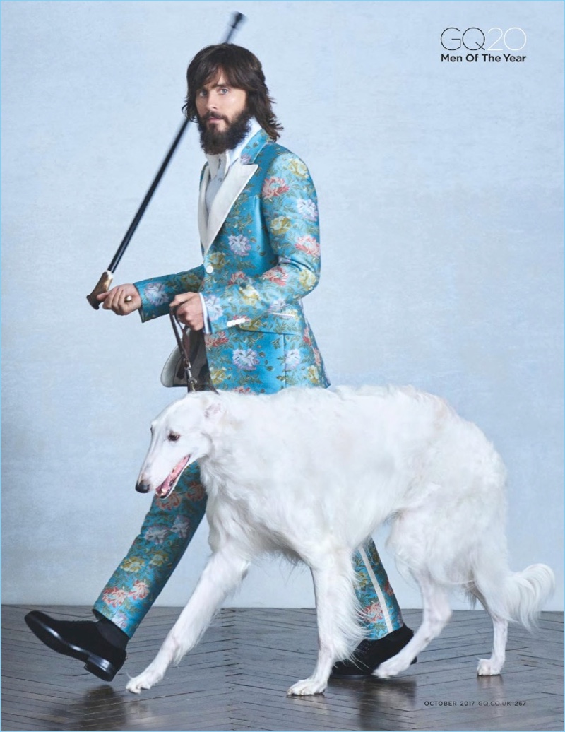 British GQ 2017 Photo Shoot Jared Leto Gucci