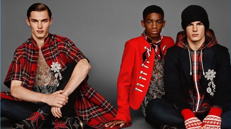 Burberry enlists Kit Butler, Montell Martin, and Tom Heyes for its fall-winter 2017 campaign.