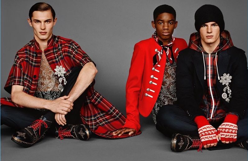 Burberry enlists Kit Butler, Montell Martin, and Tom Heyes for its fall-winter 2017 campaign.