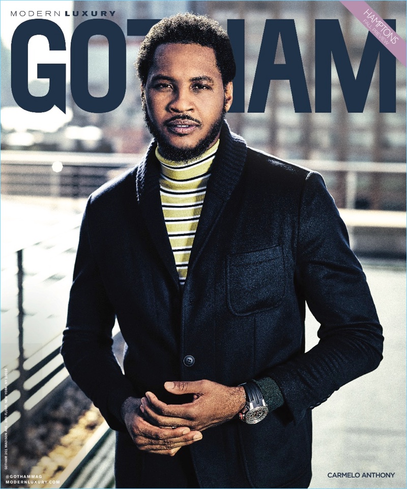 Carmelo Anthony Gotham Cover October 2017