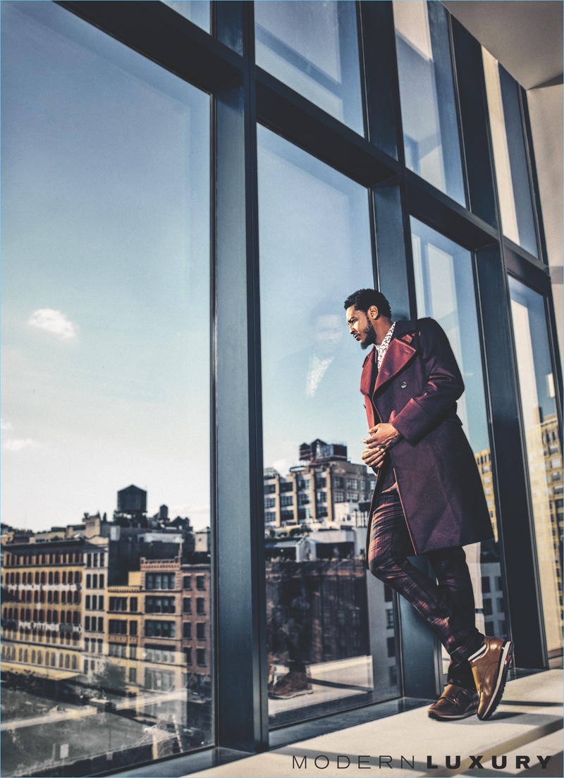 Warwick Saint photographs Carmelo Anthony for Gotham magazine.