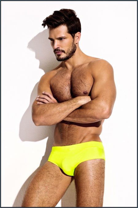 Charlie Matthew Zink Resort 2017 Lookbook MZ4088 FLUO SQUARE CUT BRIEF