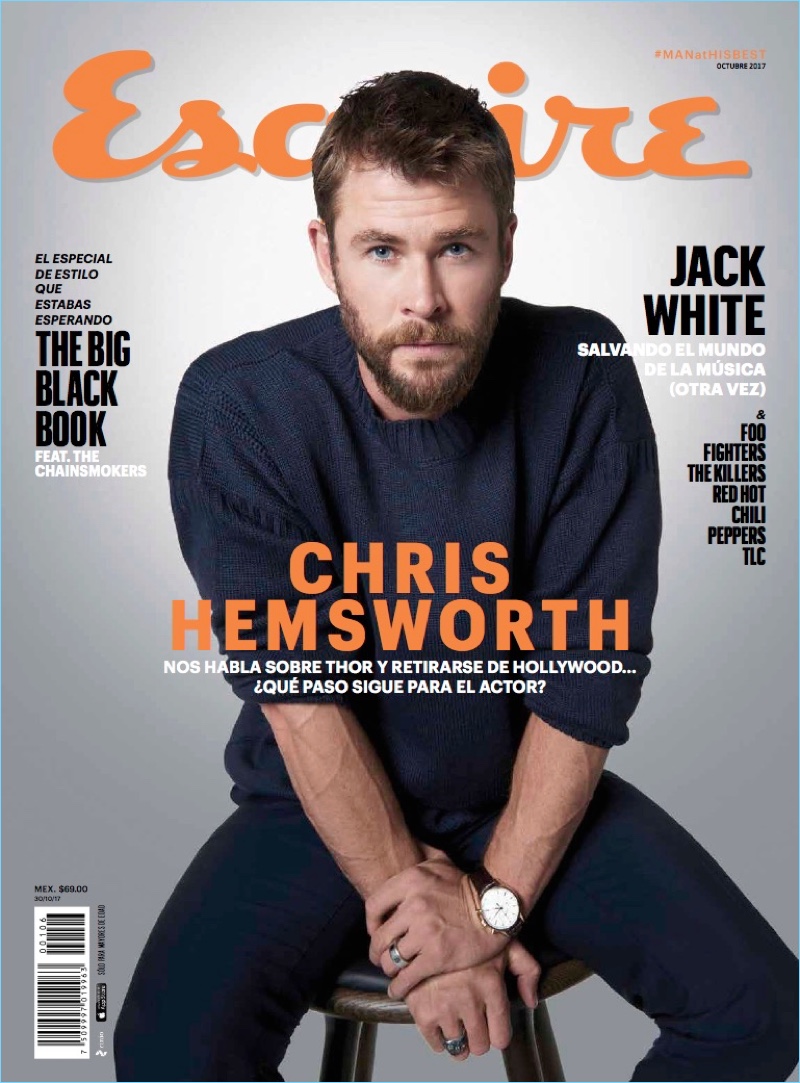 Chris Hemsworth Esquire Latin America October 2017 Cover