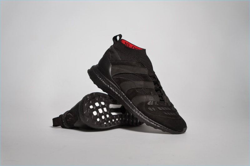 Black Adidas x David Beckham capsule collection sneakers