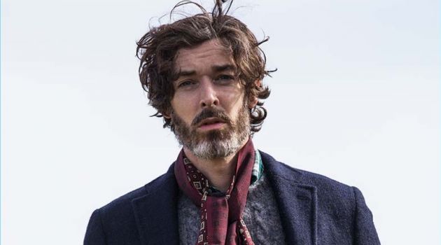 Richard Biedul Inspires in Classic Styles from Drake's Fall '17 Collection Richard Biedul Inspires in Classic Styles from Drake's Fall '17 Collection