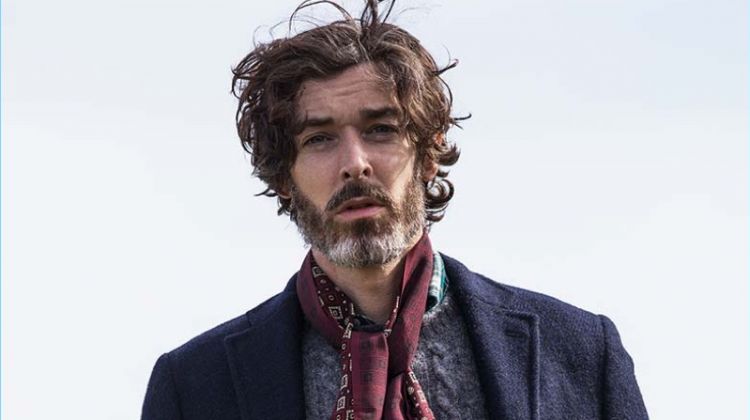 Richard Biedul Inspires in Classic Styles from Drake’s Fall ’17 Collection
