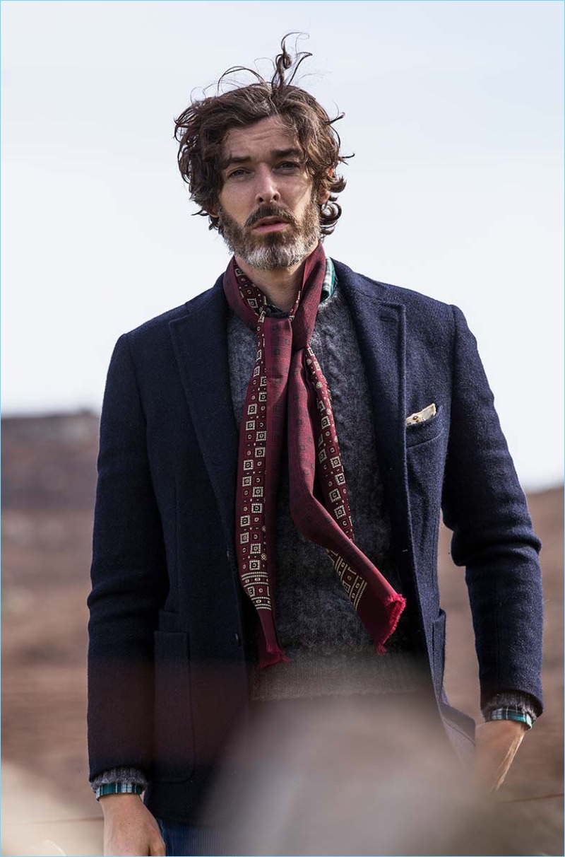 Drake's Fall 2017 Collection Lookbook Richard Biedul