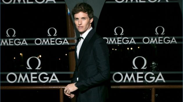 Eddie Redmayne Joins OMEGA for Aqua Terra Celebration in Venice Eddie Redmayne wears a sharp tuxedo for a special evening out with OMEGA.