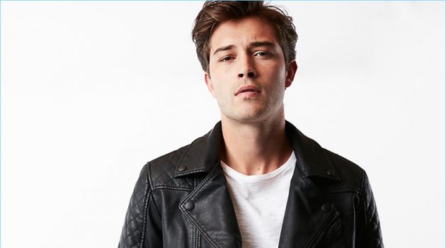 Jacket Season: Covetable Express Styles Express (Minus The) Leather Quilted Asymmetrical Moto Jacket