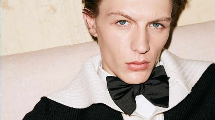 Finnlay Davis Dons Dandy Looks for Glass Magazine