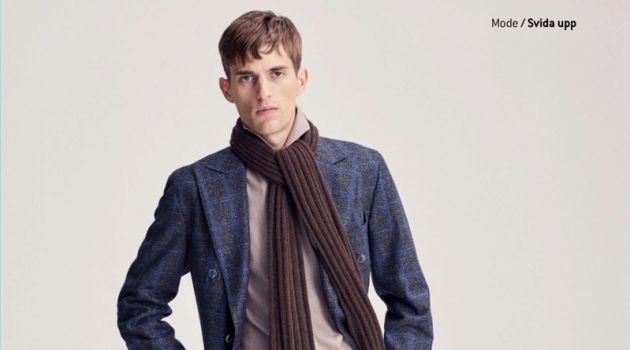 Gabriel Gronvik Dons Elegant Suits for King Magazine Gabriel Gronvik Dons Elegant Suits for King Magazine