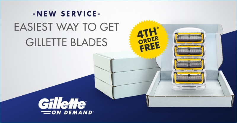 Gillette On Demand Subscription Service