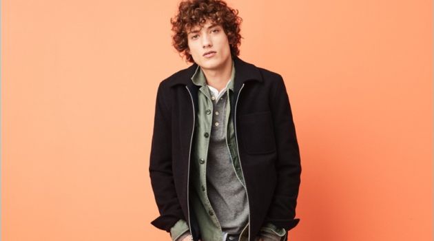 Outerwear Edit: 4 J.Crew Essentials J.Crew's Quad wool jacket makes for an easy everyday staple. Serge Rigvava layers it with a Wallace & Barnes military shirt jacket and J.Crew henley. He also wears J.Crew's 484 slim-fit jeans and Red Wing for J.Crew oxfords.