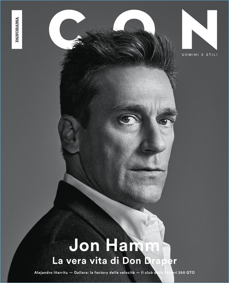 Jon Hamm covers the latest issue of Icon Panorama.