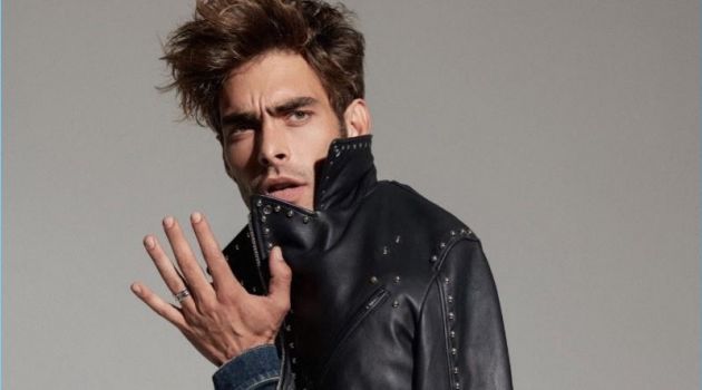 Jon Kortajarena Dons Stylish Fall Fashions for Glass Cover Shoot