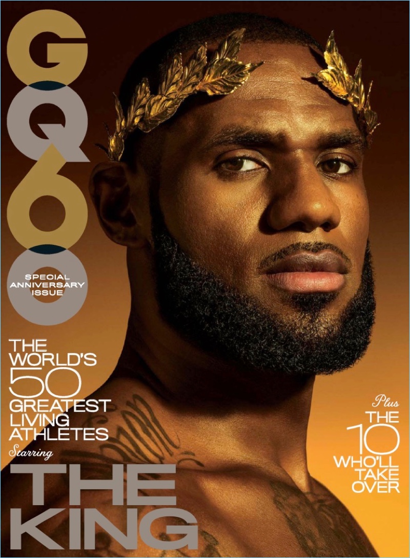 LeBron James covers the November 2017 issue of American GQ.
