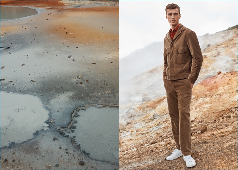 Mango Man enlists Clément Chabernaud as the star of its fall-winter 2017 Committed campaign.