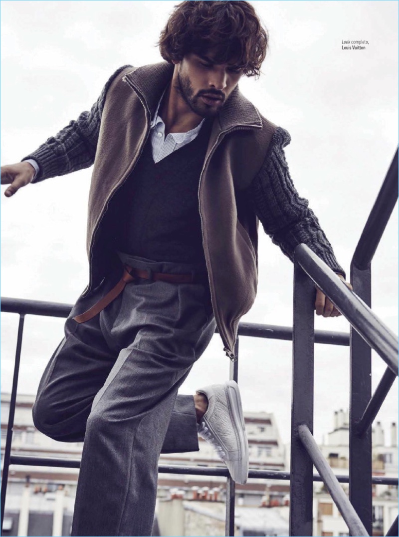 Marlon Teixeira Heads to Paris in Louis Vuitton for GQ México – The ...