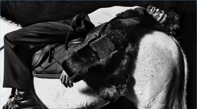 Marlon Teixeira Covers Prestige Hong Kong, Dons Fur & Leather