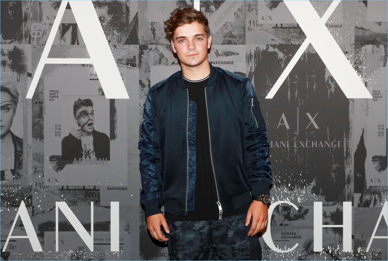 October 2017: Martin Garrix attends an Armani Exchange event in New York City. » Martin Garrix Rocks Armani Exchange for New York Event October 2017: Martin Garrix attends an Armani Exchange event in New York City.
